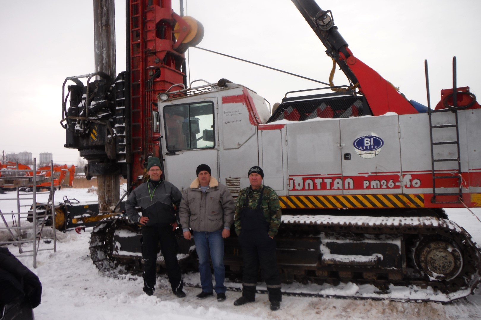 Inspection of a Junttan Drill Rig