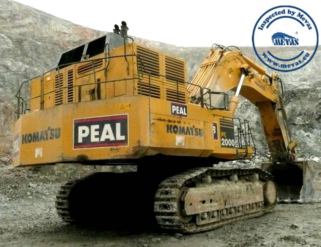 Inspection of a Komatsu PC2000 in Spain